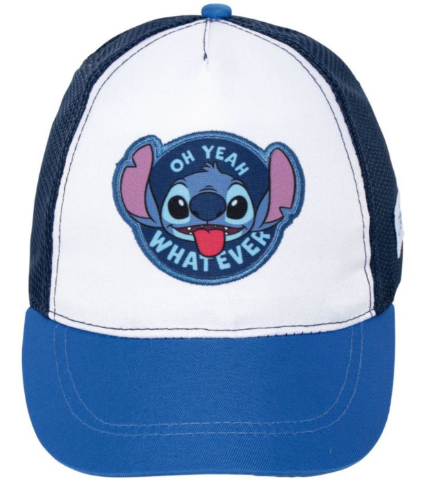 ДЕТСКА ШАПКА С КОЗИРКА И МРЕЖА STITCH 51/54 - ДЕТСКИ ШАПКИ