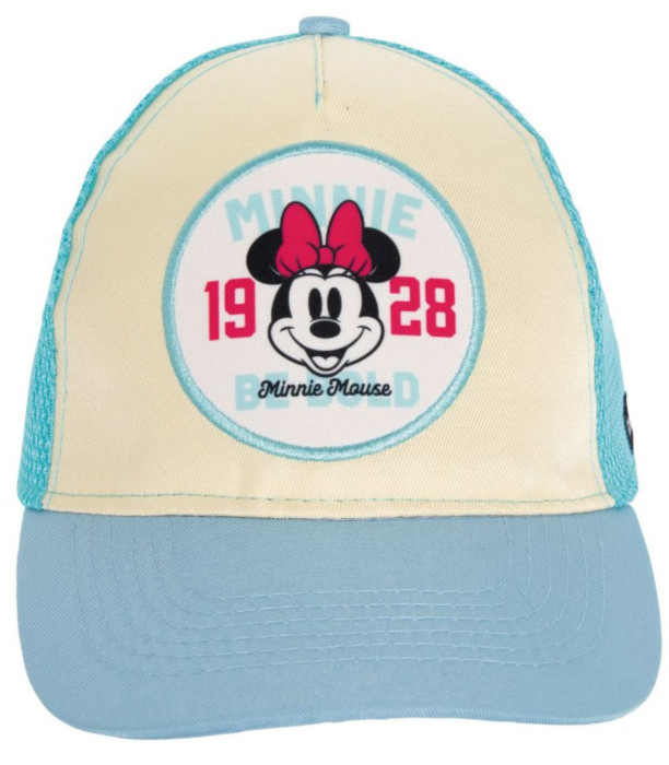 ЮНОШЕСКА ШАПКА С КОЗИРКА И МРЕЖА MINNIE MOUSE 56/58 - ДЕТСКИ ШАПКИ