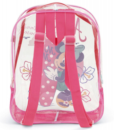ДЕТСКА ПЛАЖНА РАНИЦА ПРОЗРАЧНА MINNIE 32*25*23 - ДЕТСКИ РАНИЦИ