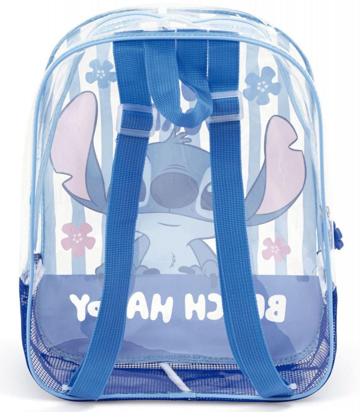 ДЕТСКА ПЛАЖНА РАНИЦА ПРОЗРАЧНА STITCH 32*25*23 - ДЕТСКИ РАНИЦИ