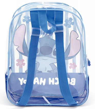 ДЕТСКА ПЛАЖНА РАНИЦА ПРОЗРАЧНА STITCH 32*25*23 - ДЕТСКИ РАНИЦИ