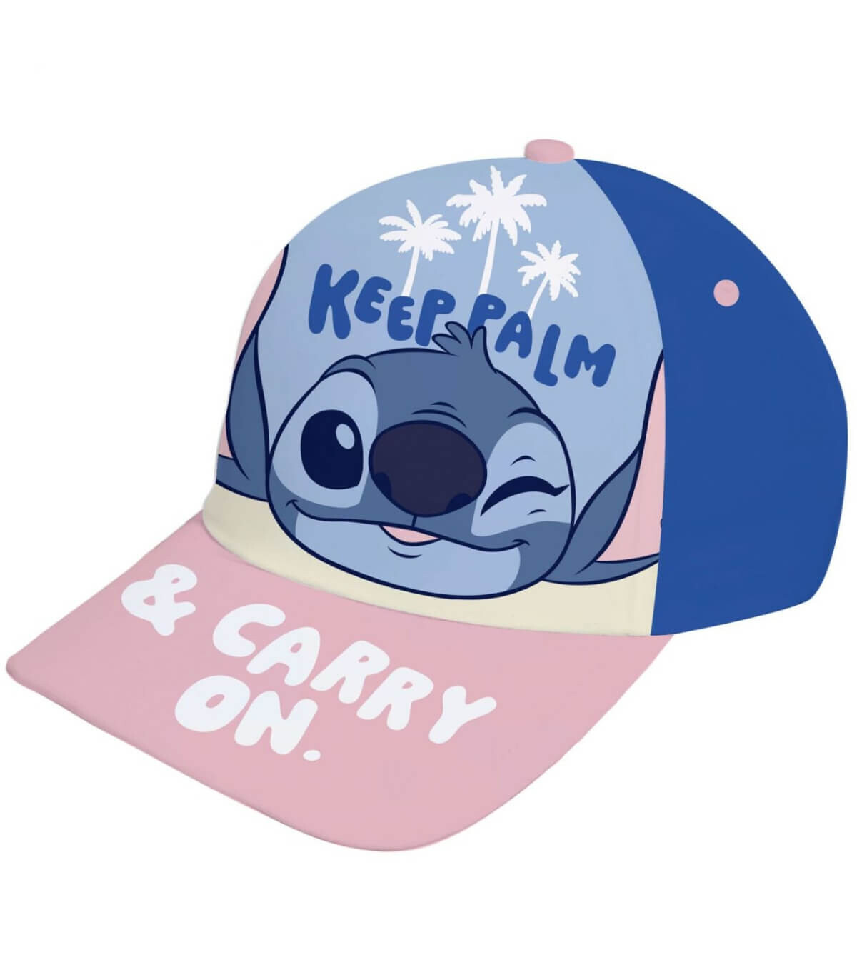 ДЕТСКА ШАПКА С КОЗИРКА STITCH 48/51 - ДЕТСКИ ШАПКИ