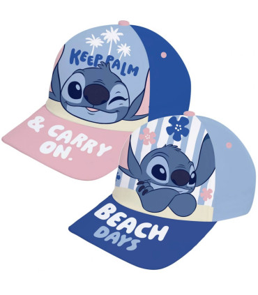 ДЕТСКА ШАПКА С КОЗИРКА STITCH 48/51 - ДЕТСКИ ШАПКИ