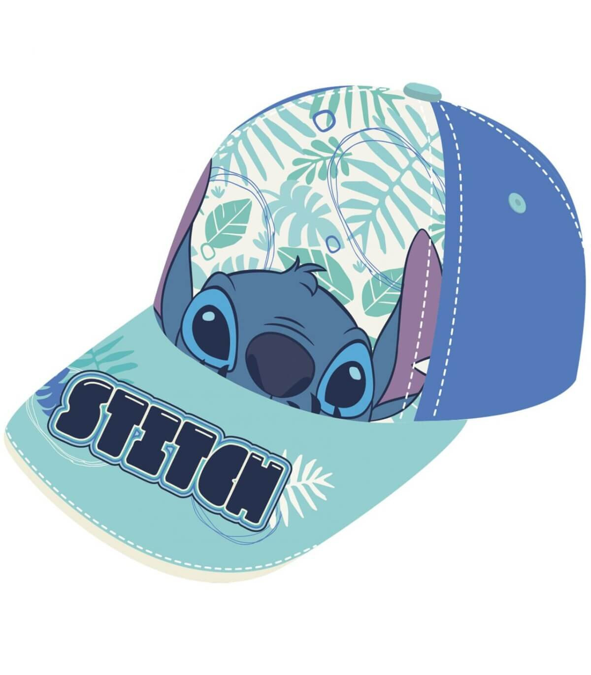 ДЕТСКА ШАПКА С КОЗИРКА STITCH 51\\54 - ДЕТСКИ ШАПКИ