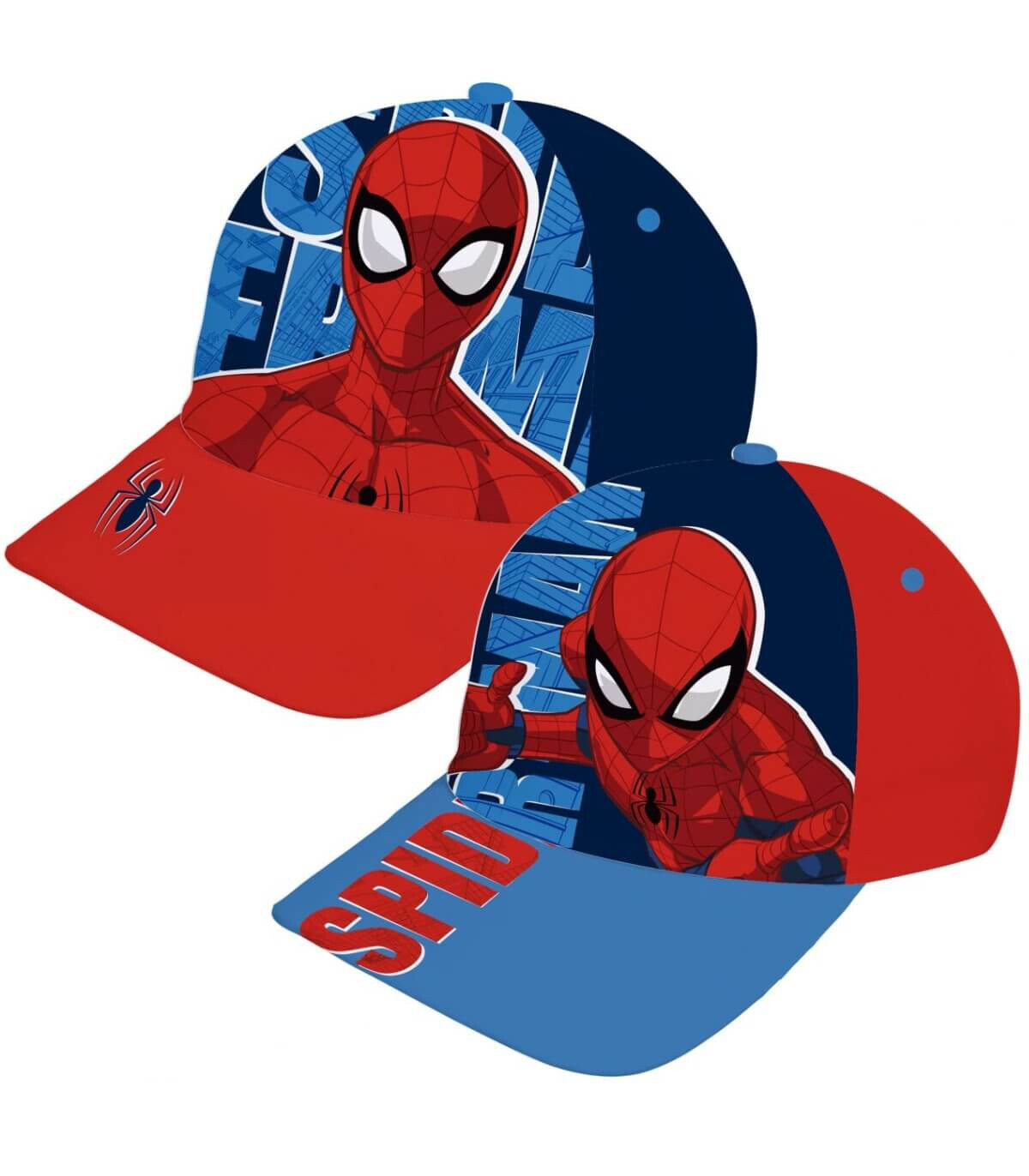 ДЕТСКА ШАПКА С КОЗИРКА SPIDER-MAN 51\\54 - ДЕТСКИ ШАПКИ
