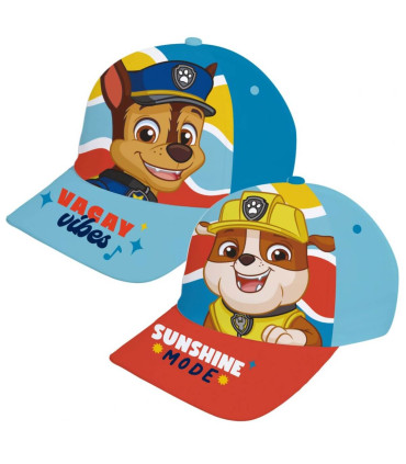 ДЕТСКА ШАПКА С КОЗИРКА PAW PATROL 2 КУЧЕТА 48/51 - ДЕТСКИ ШАПКИ