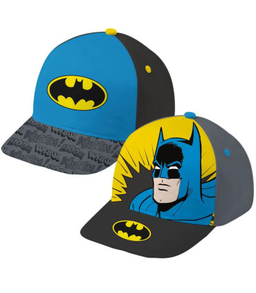 БЕБЕШКА ШАПКА С КОЗИРКА BATMAN 44/46 - ДЕТСКИ ШАПКИ