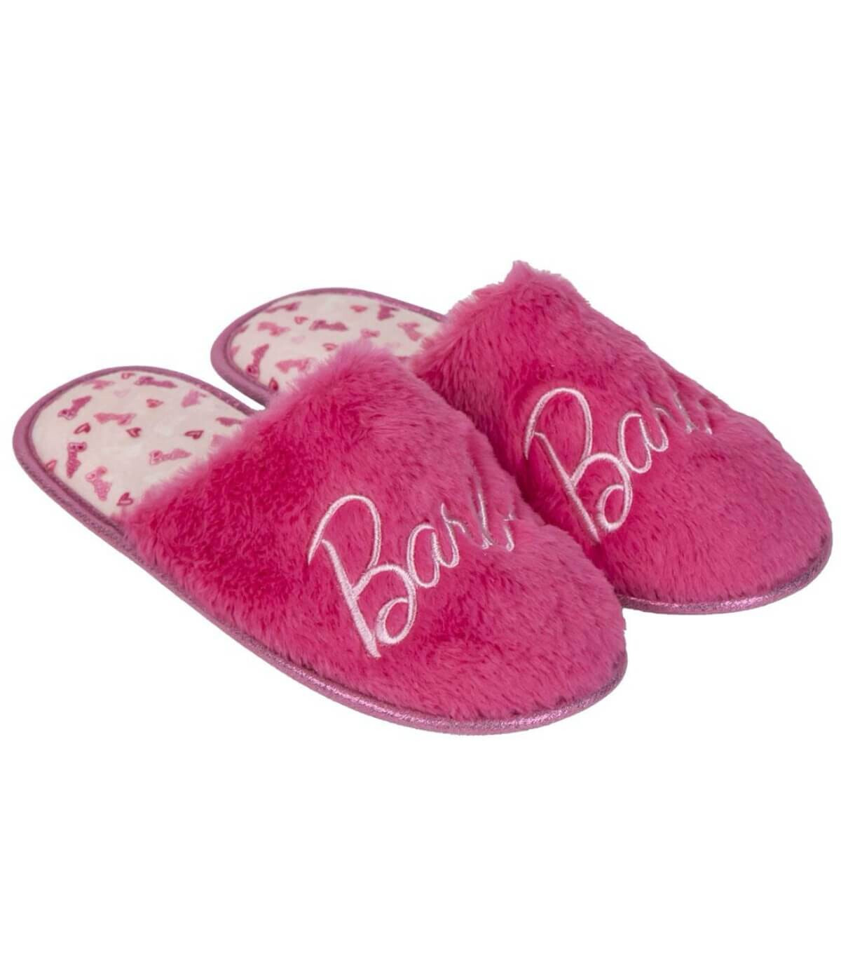 ПАНТОФИ ПЛЮШЕНИ BARBIE 36-40 СЕРИЯ Cerda