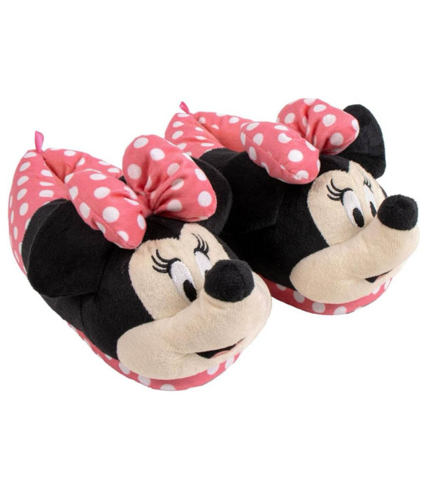 ДЕТСКИ ПЛЮШЕНИ ПАНТОФИ MINNIE 3D 28-35 СЕРИЯ Cerda