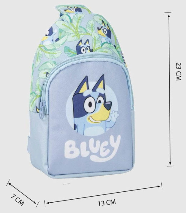ДЕТСКА РАНИЦА ПРЕЗ РАМО 23 СМ BLUEY