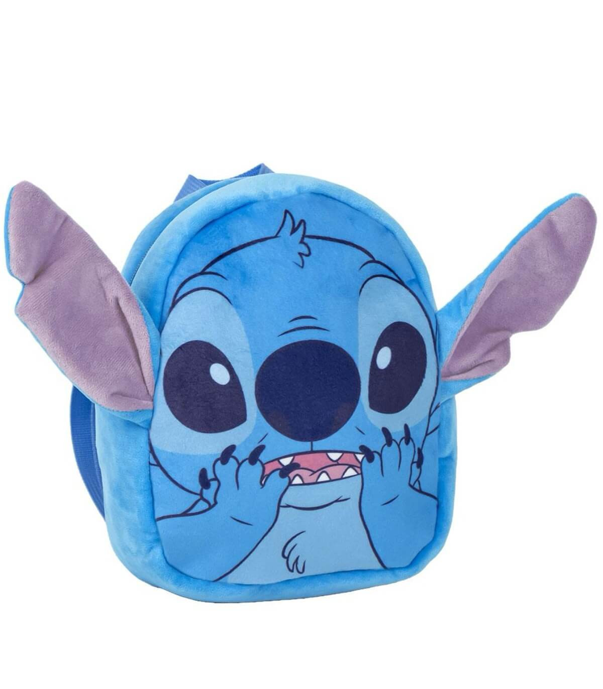 ПЛЮШЕНА РАНИЦА ЗА ДЕТСКА ГРАДИНА STITCH С ГОЛЕМИ УШИ 22 СМ