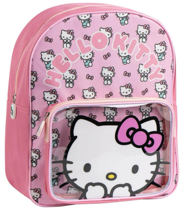 ДЕТСКА РАНИЦА С ПРЕДЕН ДЖОБ 31 СМ HELLO KITTY Cerda