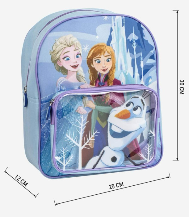 ДЕТСКА РАНИЦА С ПРЕДЕН ДЖОБ 31 СМ FROZEN Cerda