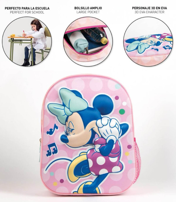 ДЕТСКА РАНИЦА 3D MINNIE MOUSE 31 СМ Cerda