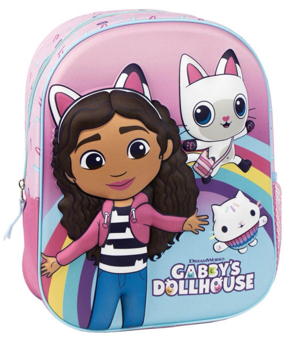 ДЕТСКА РАНИЦА 3D GABBY'S DOLLHOUSE 31 СМ
