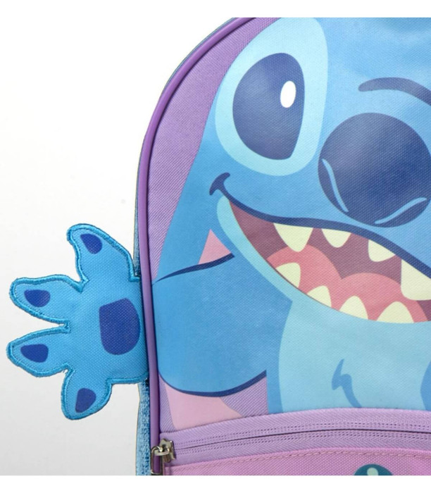 ДЕТСКА РАНИЦА 30 СМ STITCH РОЗОВ Cerda