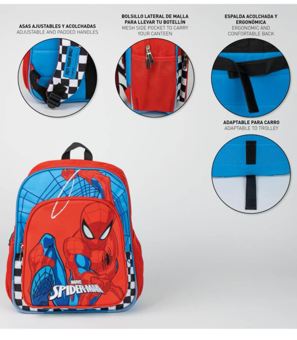 УЧЕНИЧЕСКА РАНИЦА SPIDER-MAN 38 СМ Cerda