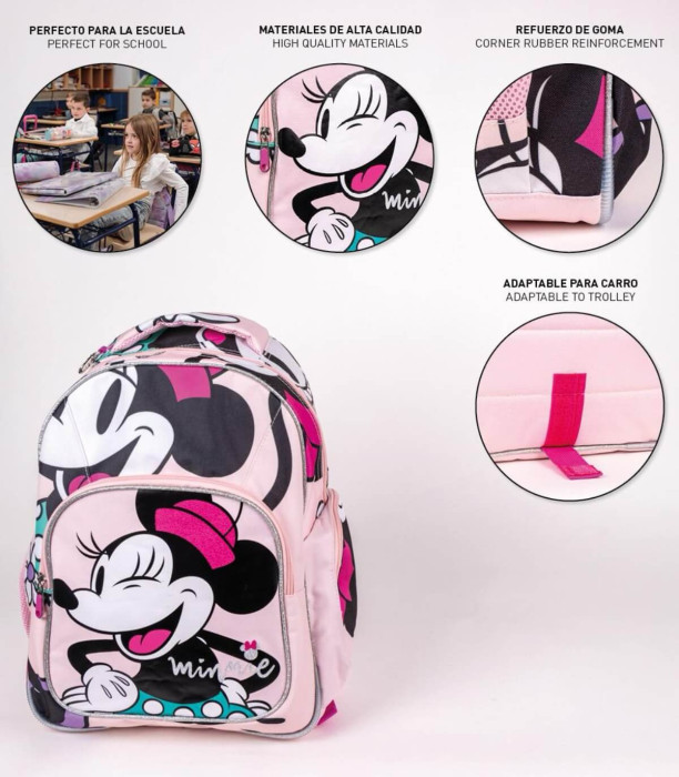 ГОЛЯМА УЧЕНИЧЕСКА РАНИЦА 42 CM MINNIE MOUSE Cerda