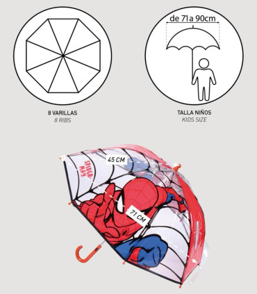 ДЕТСКИ ЧАДЪР МЕХАНИЧЕН POE SPIDER-MAN Cerda