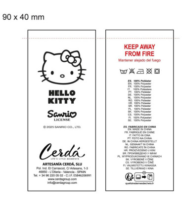 ДЕТСКО ХАВЛИЕНО ПОНЧО HELLO KITTY 50*111 Cerda