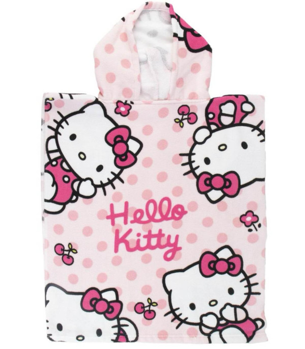 ДЕТСКО ХАВЛИЕНО ПОНЧО HELLO KITTY 50*111 Cerda
