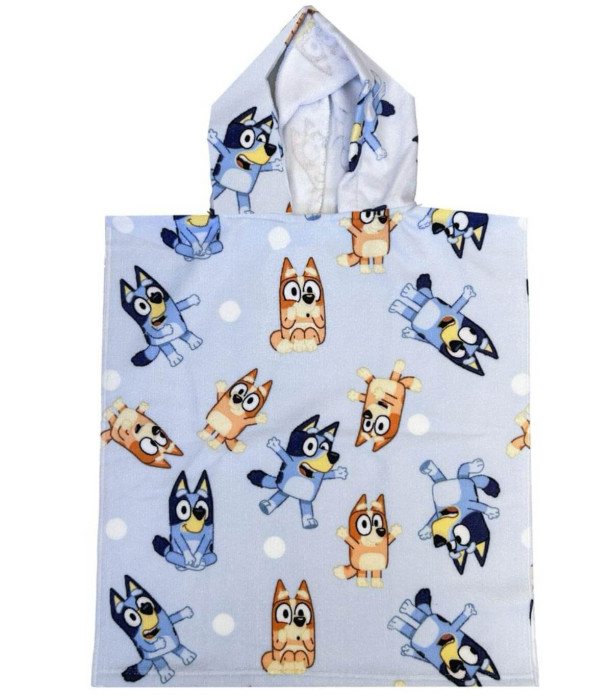ДЕТСКО ХАВЛИЕНО ПОНЧО BLUEY 50*115 Cerda