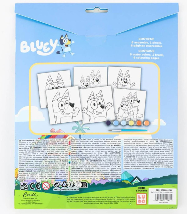 ДЕТСКИ КОМПЛЕКТ РИСУВАЙ С ЧИСЛА BLUEY Cerda