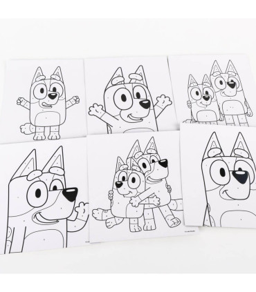 ДЕТСКИ КОМПЛЕКТ РИСУВАЙ С ЧИСЛА BLUEY Cerda