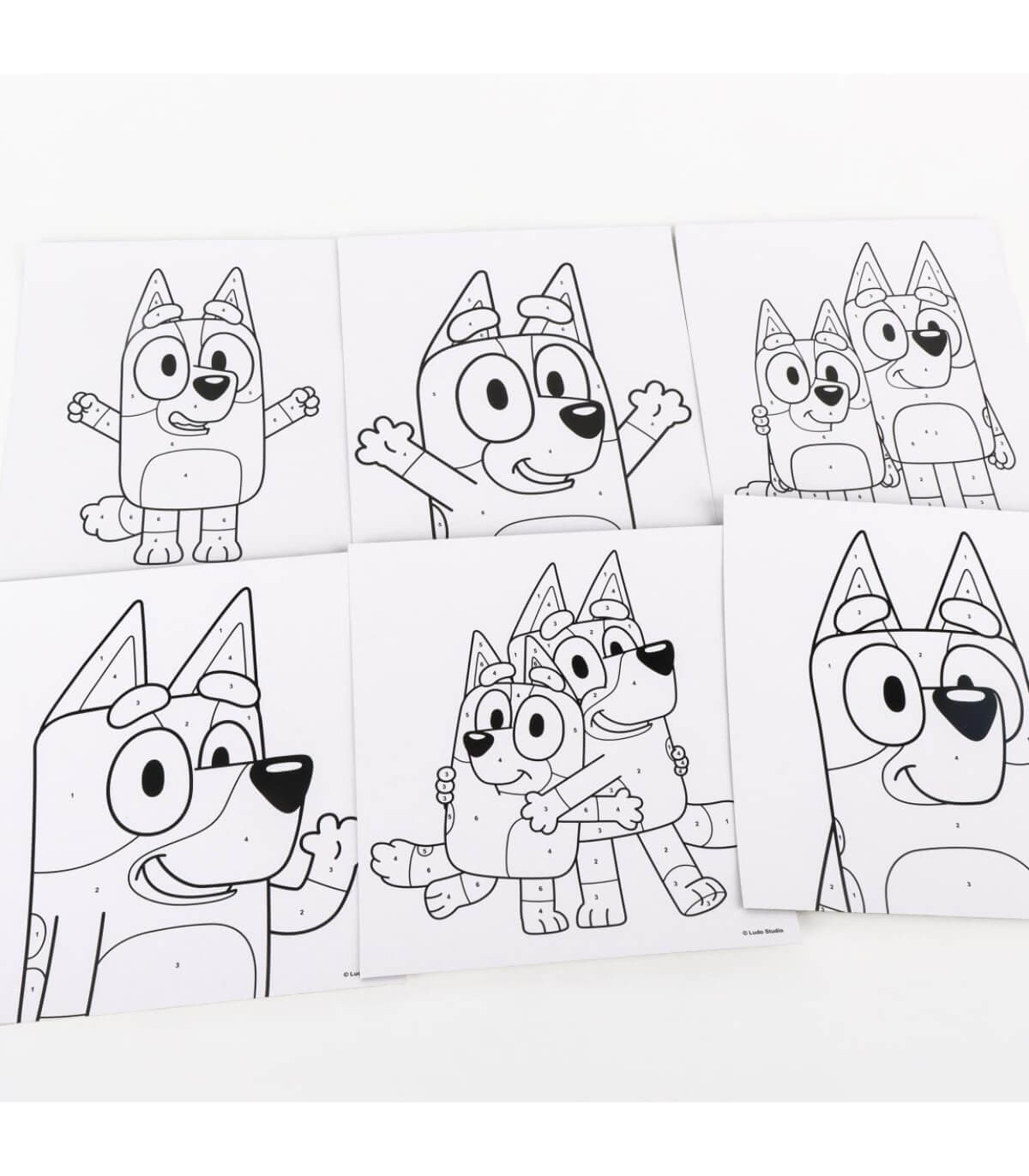 ДЕТСКИ КОМПЛЕКТ РИСУВАЙ С ЧИСЛА BLUEY Cerda