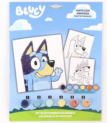 ДЕТСКИ КОМПЛЕКТ РИСУВАЙ С ЧИСЛА BLUEY Cerda