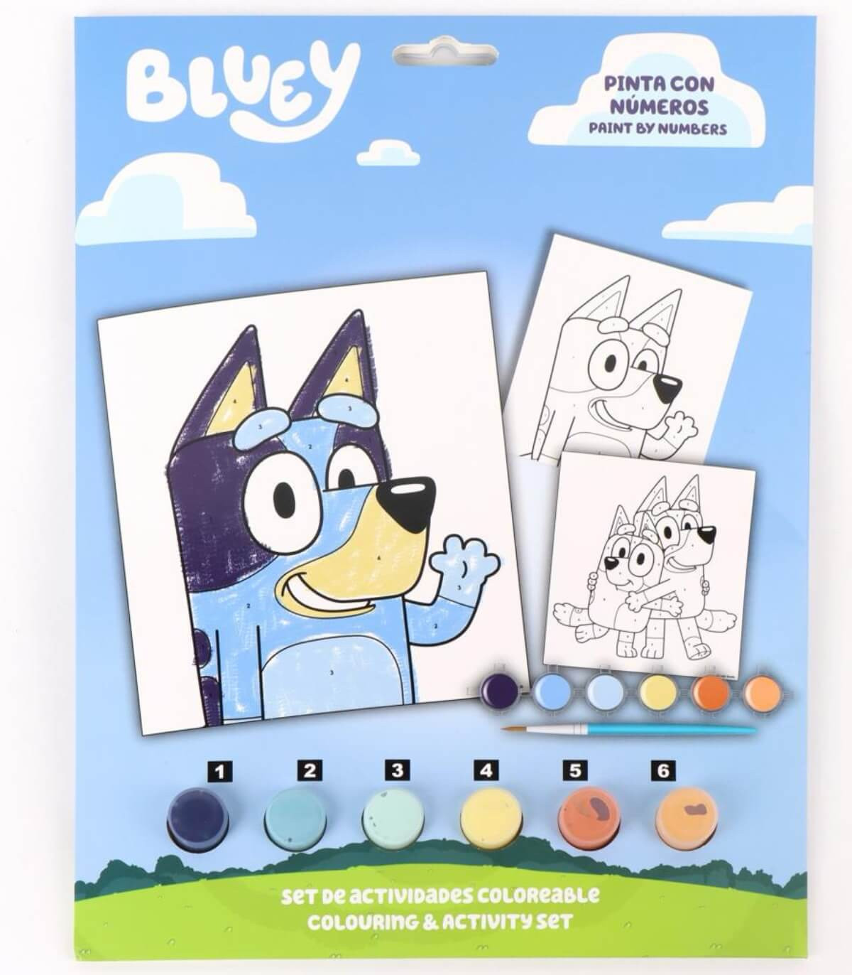 ДЕТСКИ КОМПЛЕКТ РИСУВАЙ С ЧИСЛА BLUEY