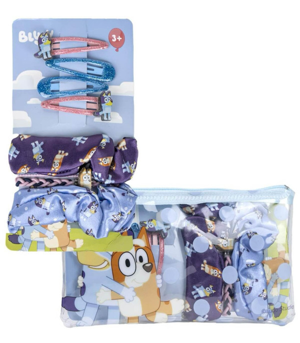 ДЕТСКИ НЕСЕСЕР С АКСЕСОАРИ ЗА КОСА BLUEY Cerda