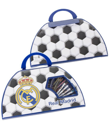 УЧЕНИЧЕСКИ КОМПЛЕКТ ЗА РИСУВАНЕ 50 ЧАСТИ В БЛИСТЕР REAL MADRID Cerda