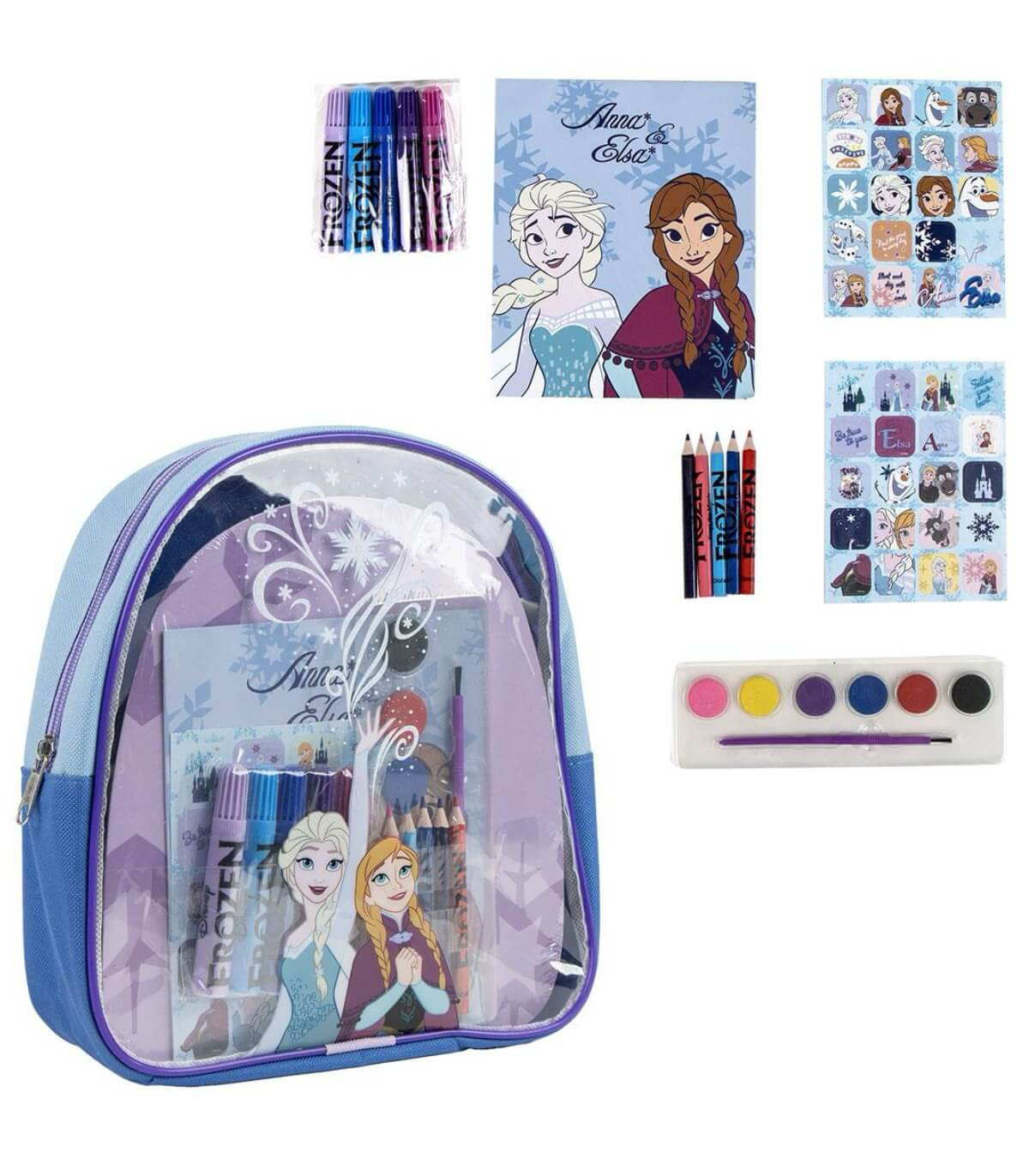 Раница с комплект за оцветяване FROZEN