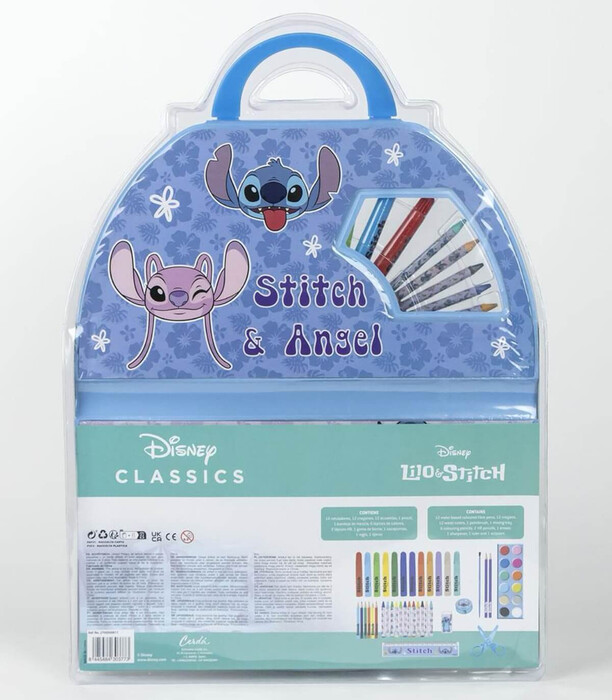 ГОЛЯМ КОМПЛЕКТ ЗА РИСУВАНЕ 50 ЧАСТИ В БЛИСТЕР STITCH Cerda