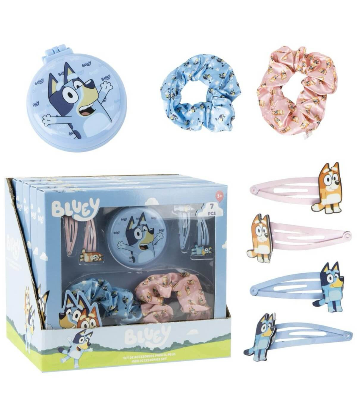 Козметичен комплект аксесоари 7 части в кутия BLUEY