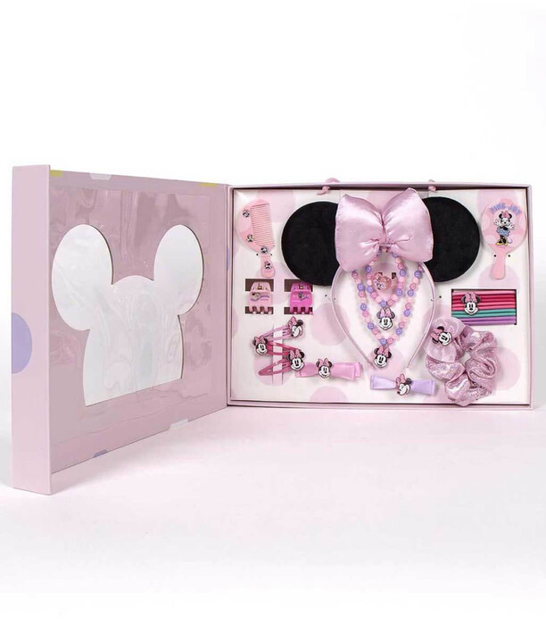 КОЗМЕТИЧЕН КОМПЛЕКТ С ДИАДЕМА В КУТИЯ MINNIE