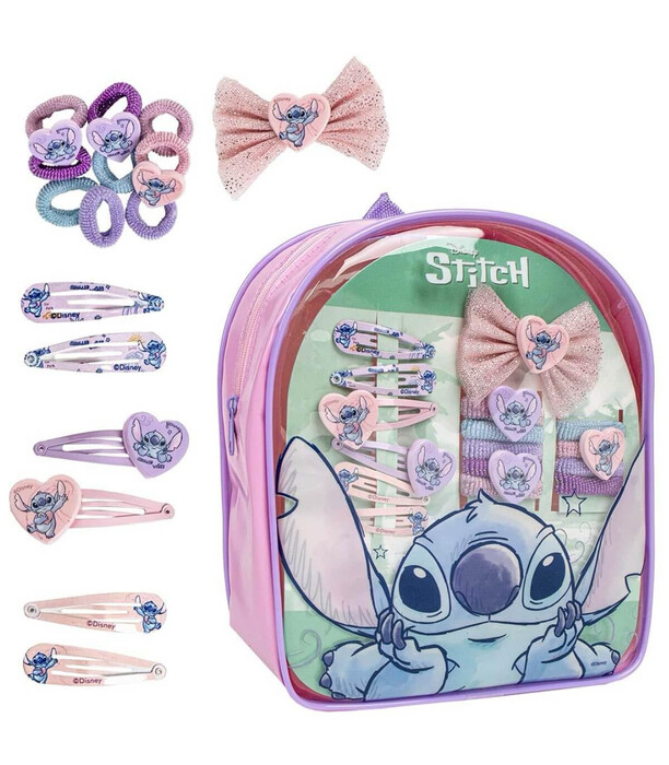 КОМПЛЕКТ АКСЕСОАРИ ЗА КОСА В РАНИЦА STITCH Cerda