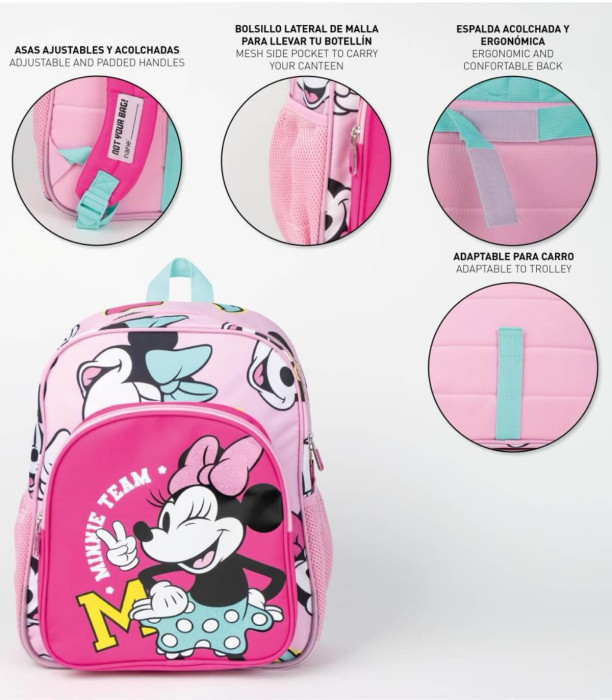УЧЕНИЧЕСКА РАНИЦА 38 CM MINNIE MOUSE Cerda