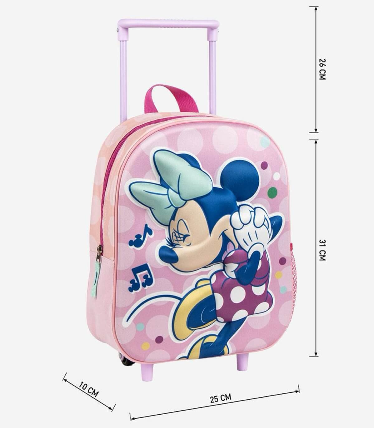 ДЕТСКА РАНИЦА 3D С КОЛЕЛЦА MINNIE MOUSE Cerda