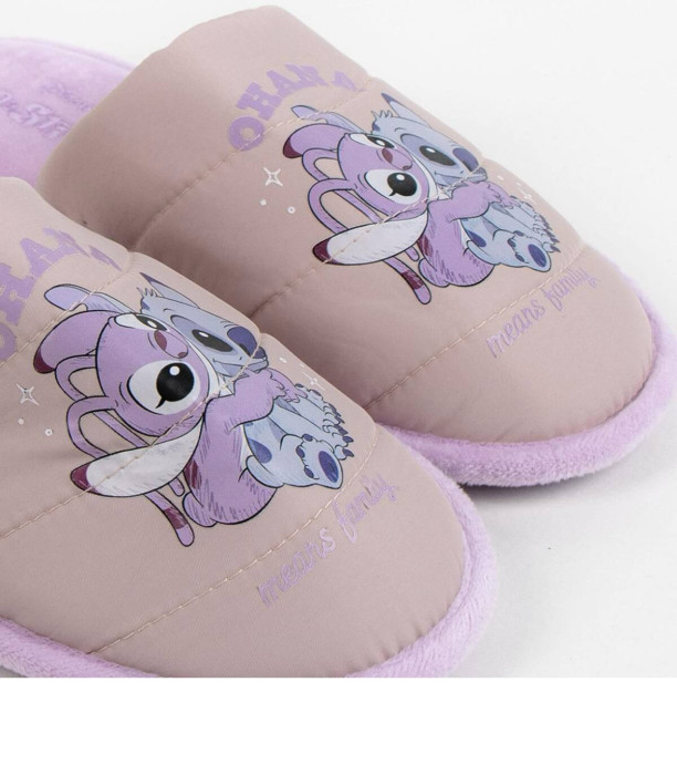 ПАНТОФИ РОЗОВИ ANGEL & STITCH 36-40 СЕРИЯ Cerda