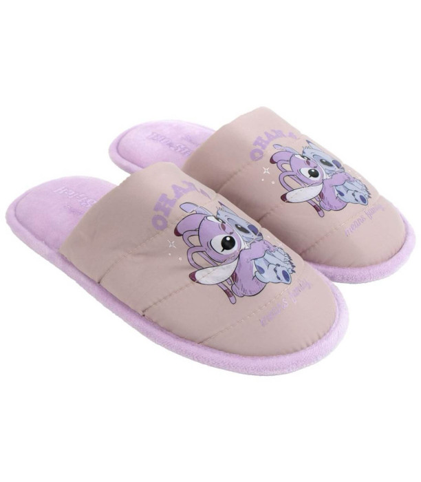 ПАНТОФИ РОЗОВИ ANGEL & STITCH 36-40 СЕРИЯ Cerda