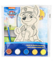 ДЪРВЕНИ ФИГУРКИ ЗА ОЦВЕТЯВАНЕ С БОИЧКИ PAW PATROL