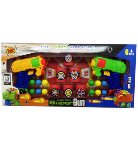 ДЕТСКИ КОМПЛЕКТ С 2 ПИСТОЛЕТА, ТОПЧЕТА И КЕНЧЕТА Armtoys