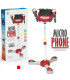ДЕТСКИ СИНИ МИКРОФОНИ 2 БР. НА СТОЙКА С MP3 Armtoys