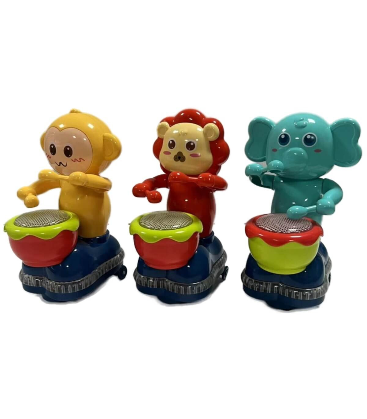 БЕБЕШКИ МУЗИКАЛНИ ЖИВОТНИ С БАРАБАН 3 ВИДА Armtoys