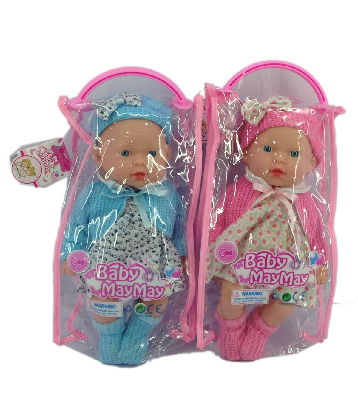 КУКЛА БЕБЕ MAYMAY СЪС ЗИМНИ ДРЕХИ + 6 ЗВУКА В ЧАНТА Armtoys