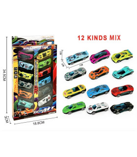 МЕТАЛНИ КОЛИЧКИ 12 БР. В КУТИЯ Armtoys