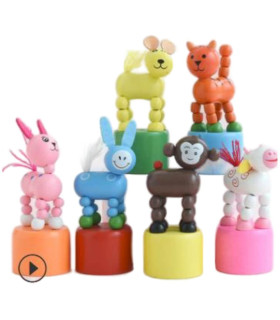ДЪРВЕНИ ТАНЦУВАЩИ ЖИВОТНИ 6 ВИДА Armtoys