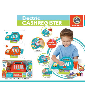ДЕТСКИ КАСОВ АПАРАТ MINISHOP С БАРКОД ЧЕТЕЦ Armtoys